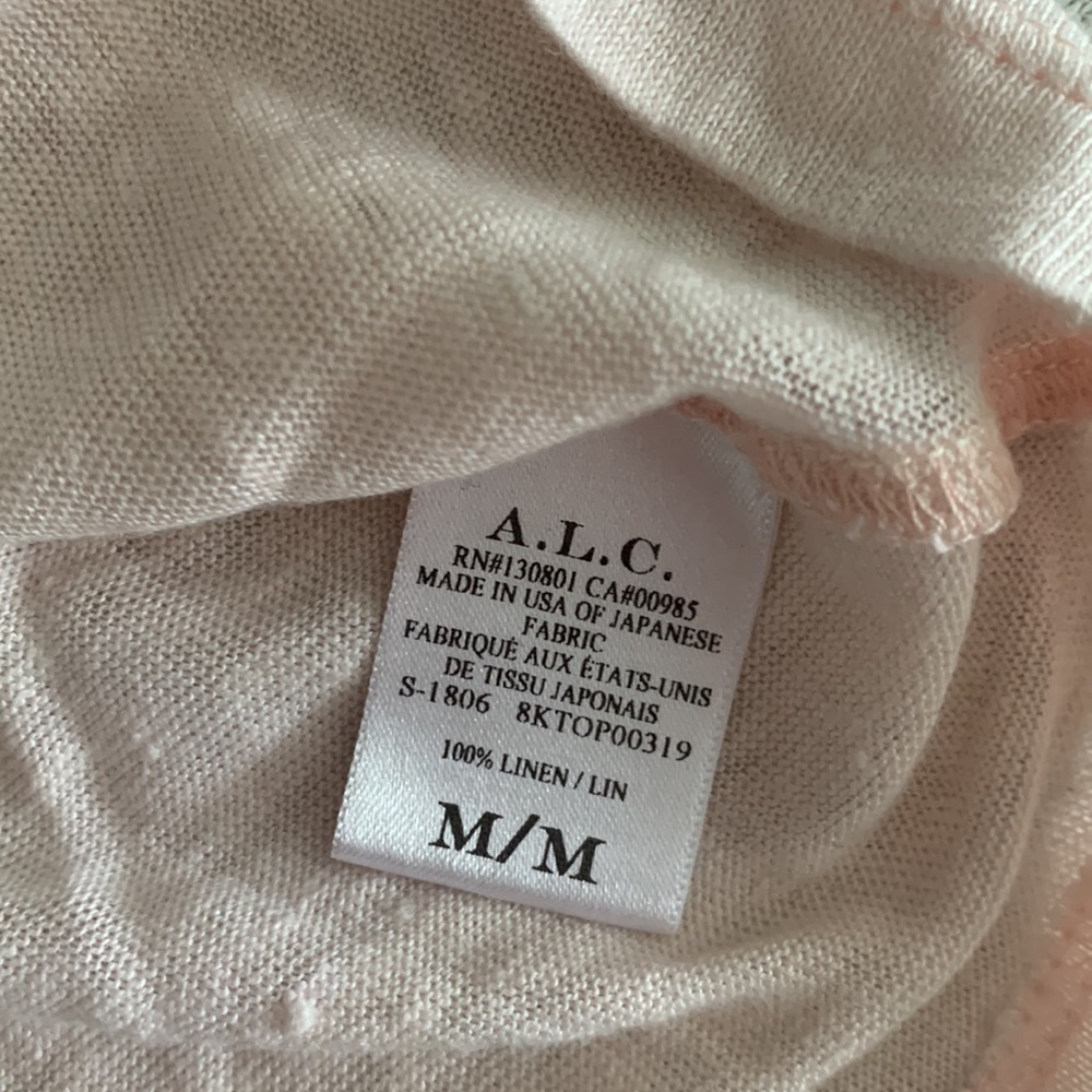 A.L.C. - Le Californie Tee - 100% Linen - Picture 7 of 8